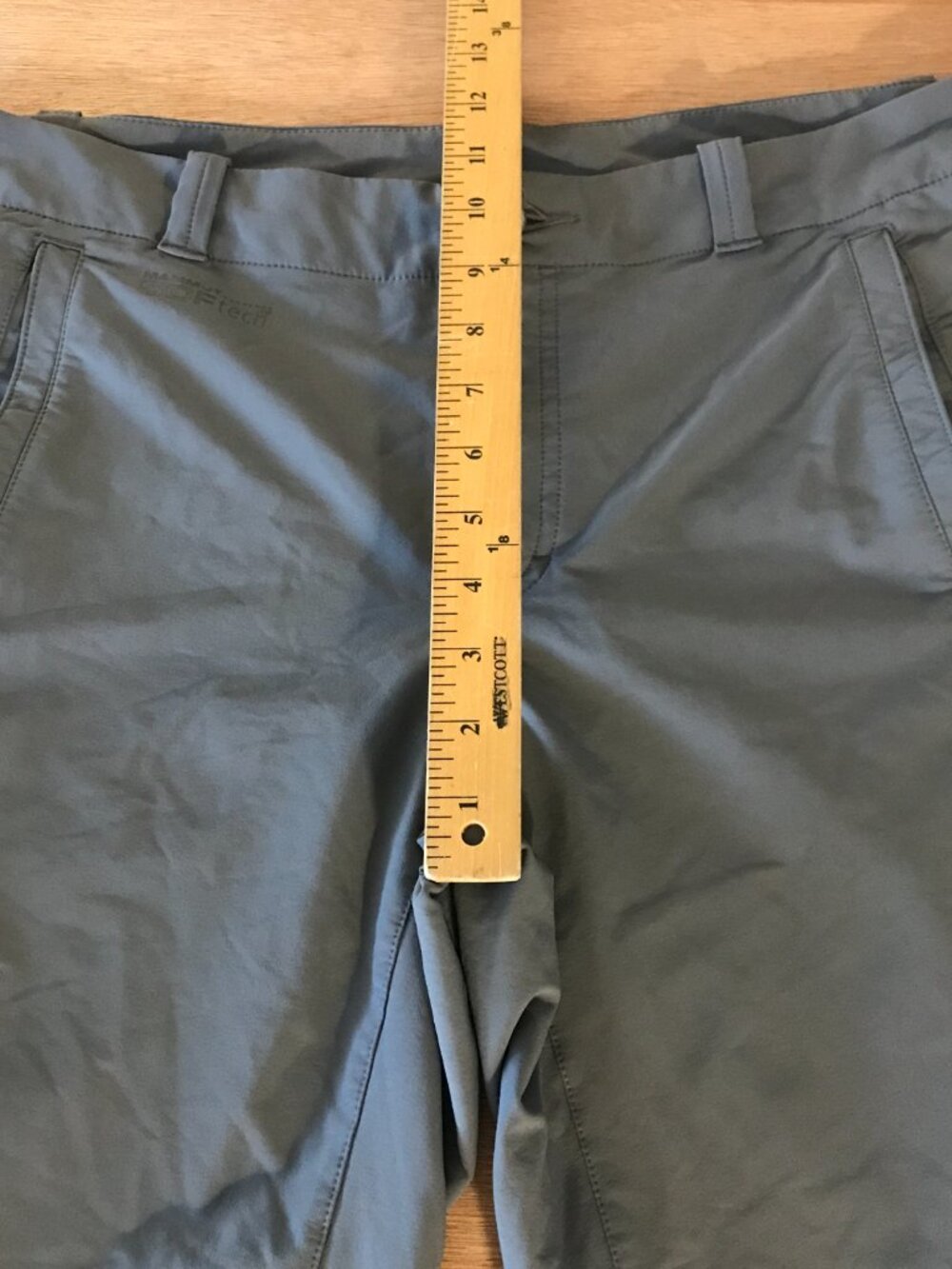 Mammut Softech Lacuna Pants Men 32x29 Gray Mid Rise Zip Pocket Athleisure 19785 - Picture 9 of 16